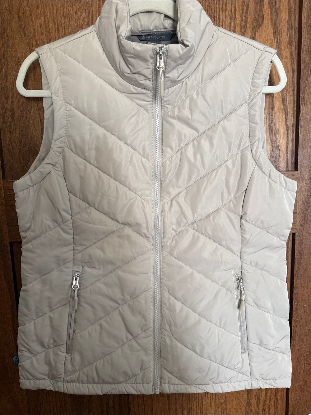 Tan Quilted Women's Vest -Free Country